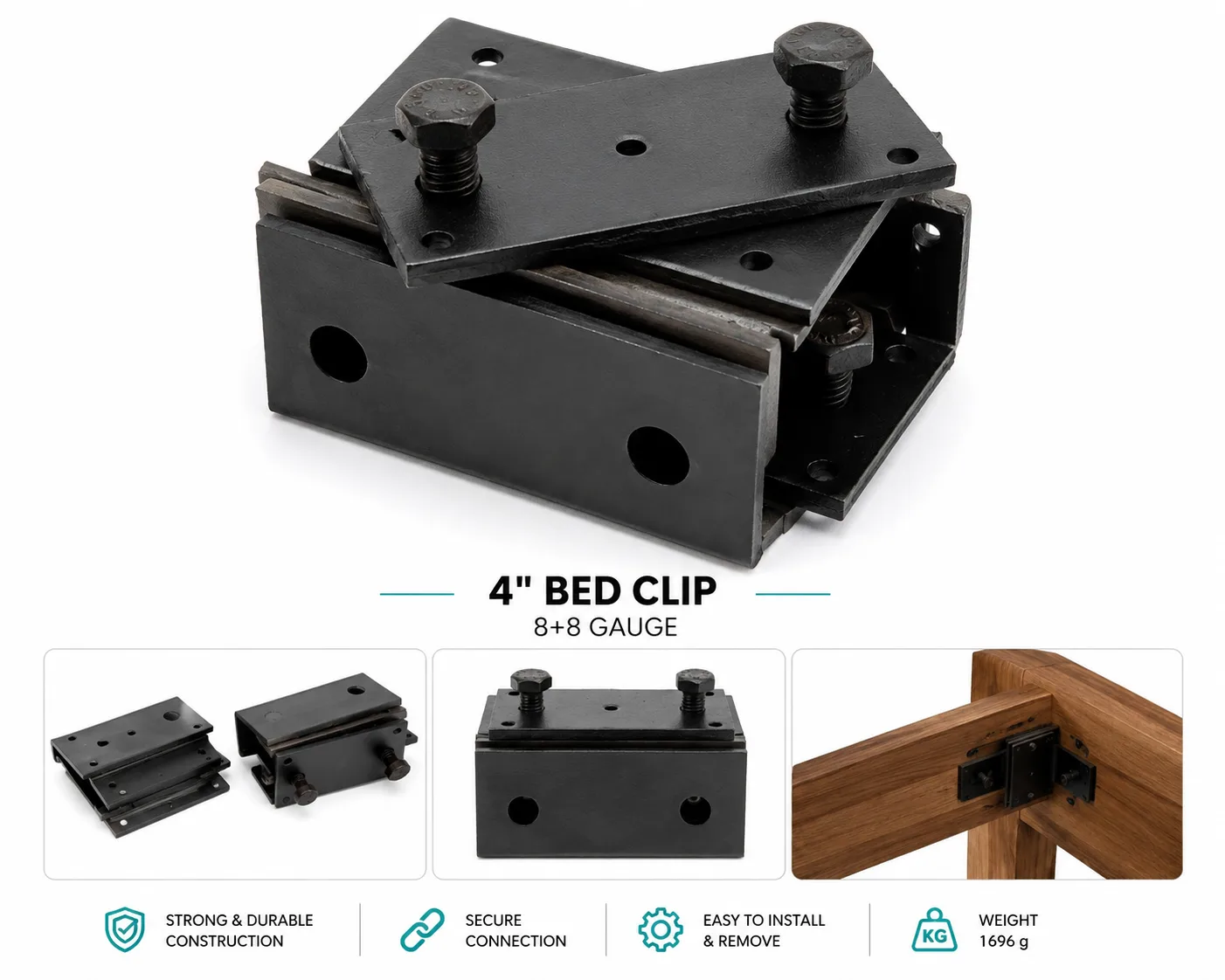 4 Inch Bed Clip