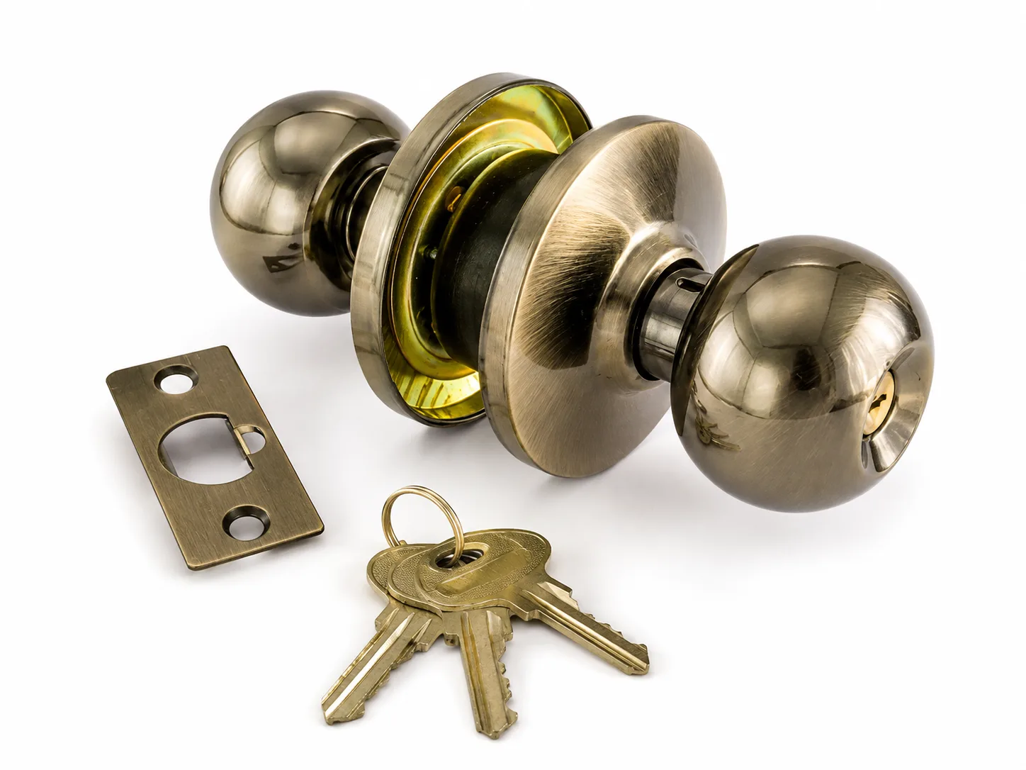 KHAS Generation Knob Lock 118500 BN/AB