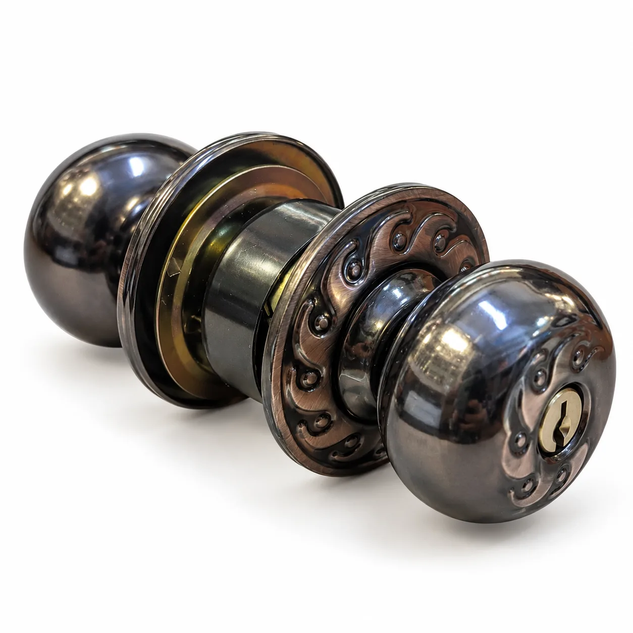 KRUD-AL Decorative Round Knob Door Lock