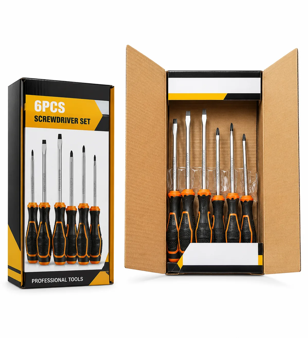 6 Piece Screwdriver Set